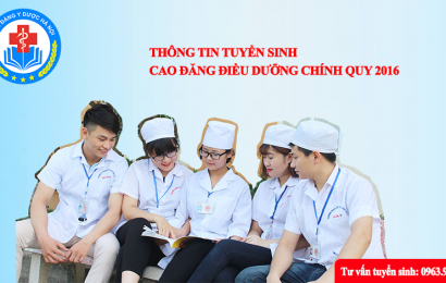 Tuyển sinh cao đẳng Điều dưỡng chính quy