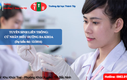 Liên thông ĐH điều dưỡng-ĐH Thành Tây