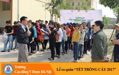 Lễ ra quân “Tết trồng cây 2017” – Trường cao đẳng Y dược Hà Nội