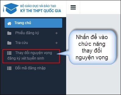 Cách điều chỉnh nguyện vọng xét tuyển 1 lần vào các trường ĐH, CĐ năm 2018