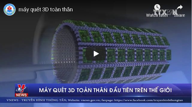 Mỹ ra mắt máy quét 3D toàn thân vượt trội so với PET scan