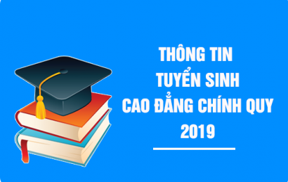 Thông tin tuyển sinh cao đẳng y dược chính quy 2019