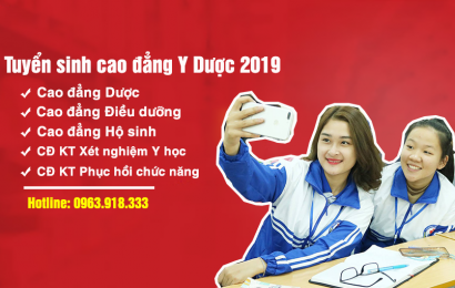 Thông tin tuyển sinh cao đẳng y dược chính quy 2019