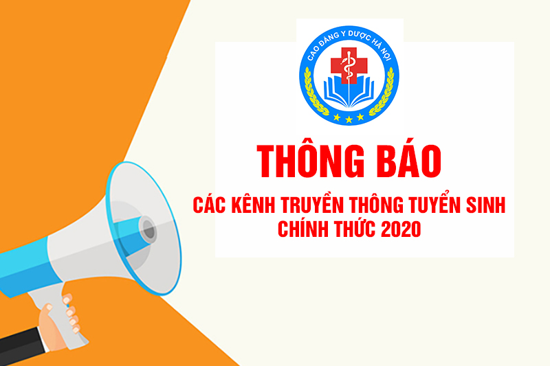 Thông báo các kênh truyền thông tuyển sinh chính thức năm 2020